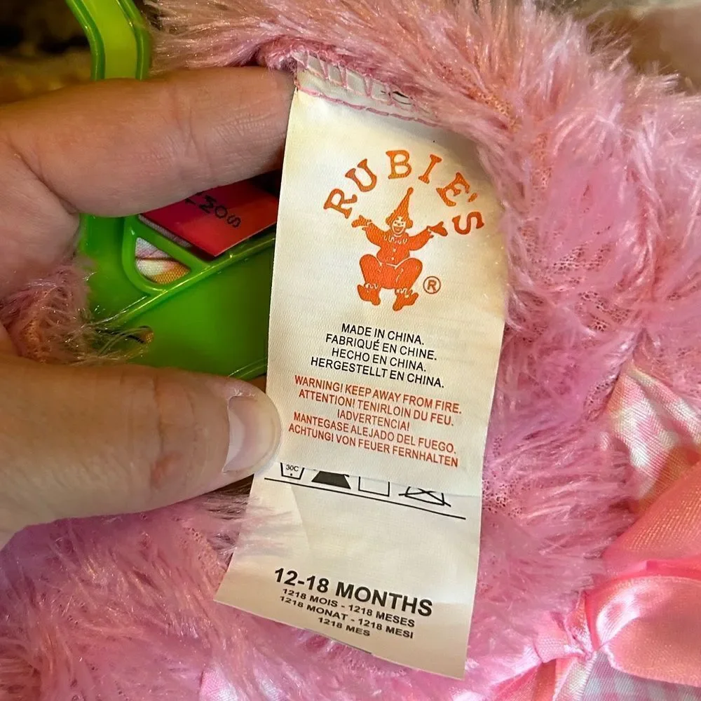5 for $25🔥Rubie's Vintage Pink‎ Rabbit Costume Size 12-18 Months